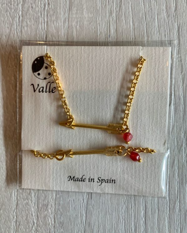 Gargantilla y Pulsera FLECHA | By Valle
