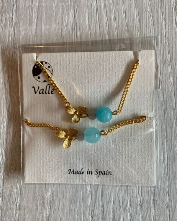 Gargantilla y Pulsera FLOR | By Valle
