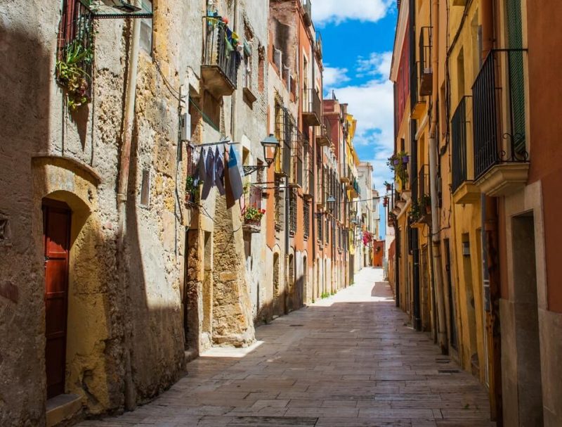 La Calles de un pueblo de Espana