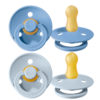 2 Chupetes Colours Sky Blue/Baby Blue | Bibs - Imagen 3