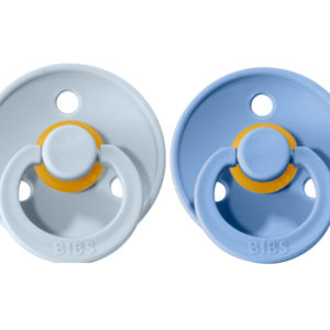 2 Chupetes Colours Sky Blue/Baby Blue | Bibs