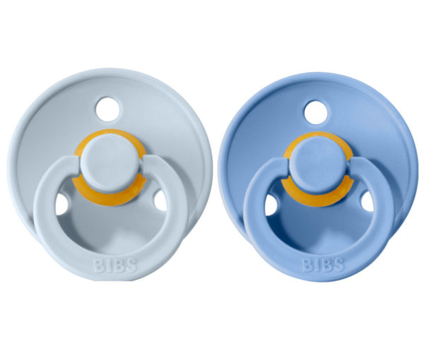 2 Chupetes Colours Sky Blue/Baby Blue | Bibs