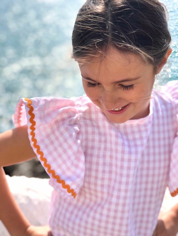 Blusa Vichy CLEMENTINA Minabay Kids