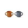 Pack 2 vasos con asas Gene Rabbit Blue Wave | Liewood - Imagen 3