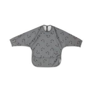Babero con Mangas Panda Gris | Liewood