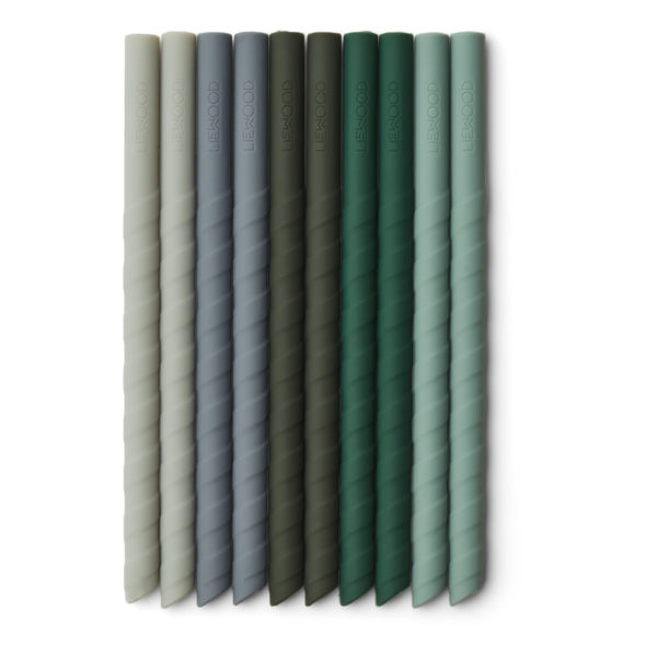 Pack 10 pajitas Green Multi Mix | Liewood