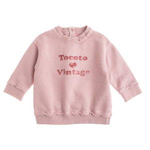 Sudadera Logo PINK Tocoto Vintage