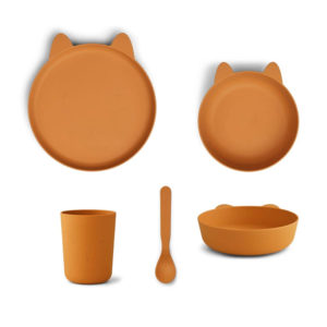 Vajilla Paul 4 piezas Rabbit Mustard | Liewood