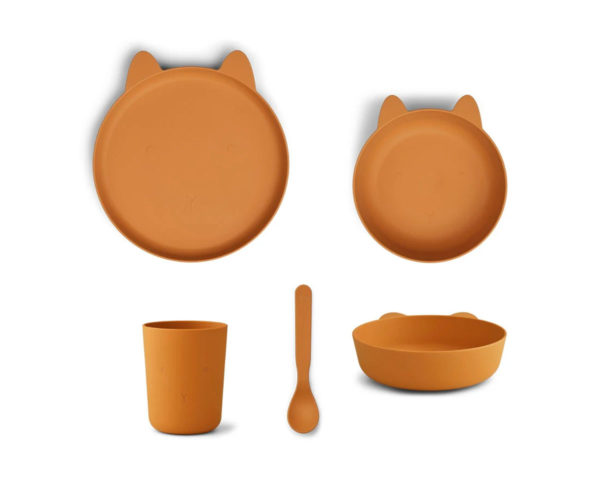 Vajilla Paul 4 piezas Rabbit Mustard | Liewood
