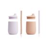 Pack de 2 vasos Ellis Sippy con tapa y pajita Light Lavender Rose Mix | Liewood - Imagen 2