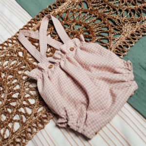 Culetín Tirantes Vichy Rosa | Birinit Petit
