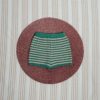 Short Rayas Verde y Rosa | Birinit Petit - Imagen 2