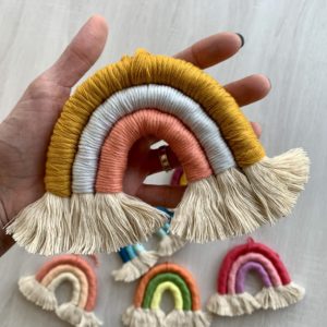 Arcoiris Multicolor Amarillo/Azul/Rosa | PeachApricot