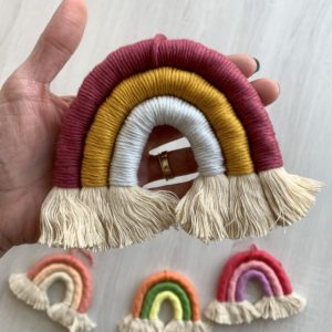 Arcoiris Multicolor Morado/Mostaza/Azul | PeachApricot