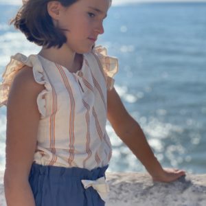 Blusa Bambula Stripes | Minabay Kids