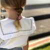 Falda Textura Azul | Minabay Kids - Imagen 2