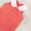 Mono Coral Cuello Blanco | Tris Tras - Imagen 2
