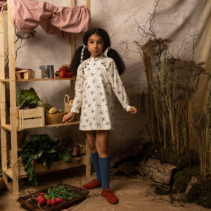 Vestido abullonado con botones Chito | Birinit Petit