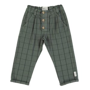 Pantalón botones green checkered | Piupiuchick