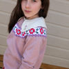 Jersey Flores Rosa | Minabay Kids - Imagen 2