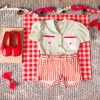 Pantalón Corto Vaquero Raya Roja | Birinit Petit - Imagen 2
