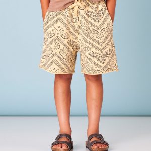 Bermuda Felpa Estampado Bandana | Tocoto Vintage