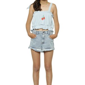 Top Light Blue Mon Chérie | Piupiuchick
