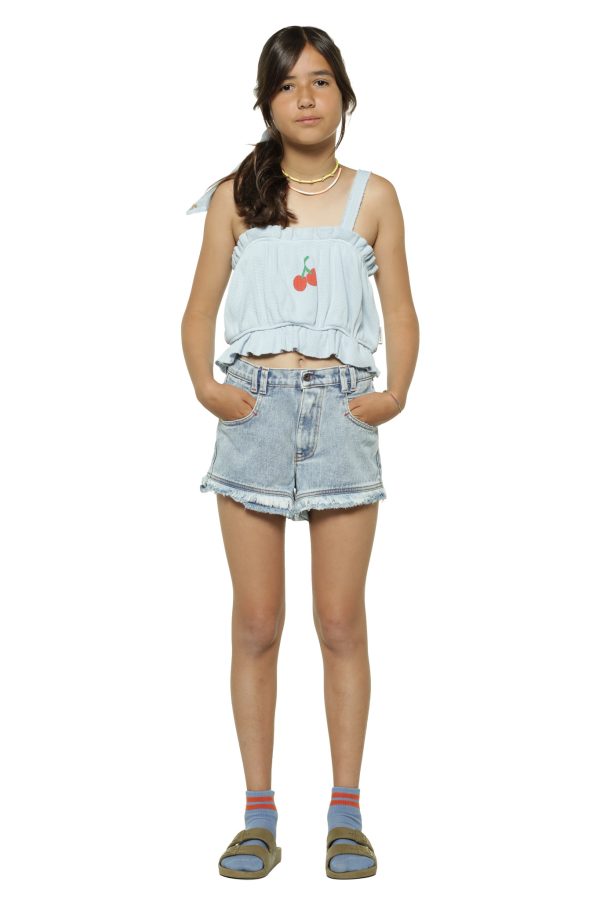 Top Light Blue Mon Chérie | Piupiuchick