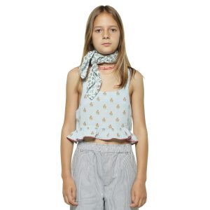 Top Light Blue Flores | Piupiuchick