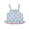 Top Light Blue Flores | Piupiuchick - Imagen 3
