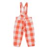 Pantalón con Tirantes Cuadros Rojo y Blanco | Piupiuchick - Imagen 3