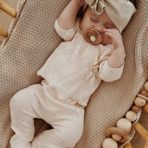 Conjunto Camiseta y Polaina Ivory Pink | North Baby