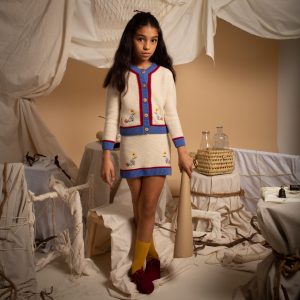 Chaqueta Cruda Bordada | Birinit Petit