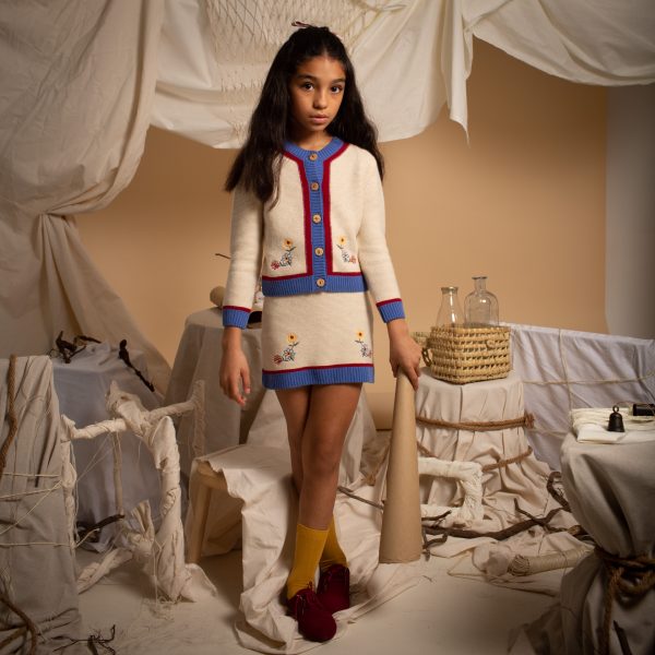 Chaqueta Cruda Bordada | Birinit Petit
