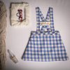 Falda Tirolesa Vichy Azulado | Birinit Petit - Imagen 2