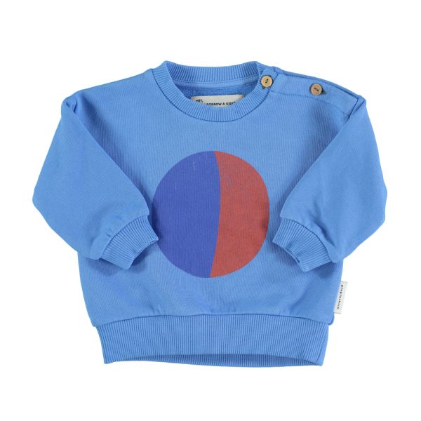 Sudadera Blue Multicolor Circle Print | Piupiuchick