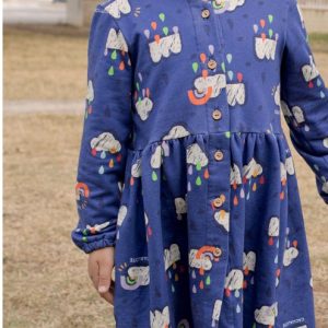 Vestido con Botones Nubes | Cachalote