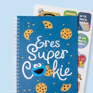 Cuaderno con pegatinas Eres Super Cookie | Mi Corazón es Suyo