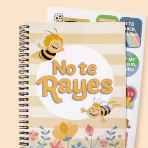 Cuaderno con pegatinas No te Rayes | Mi Corazón es Suyo