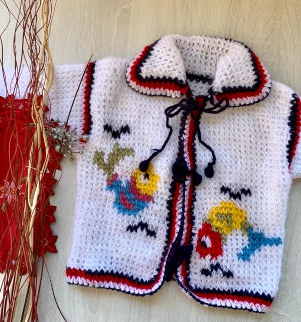 Chaqueta Peces Blanca | Mi Corazón es Suyo