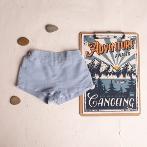 Pantalón Corto Lino Azul | Birinit Petit