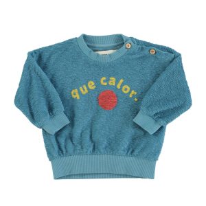 Sudadera "Que Calor" Azul Baby | Piupiuchick