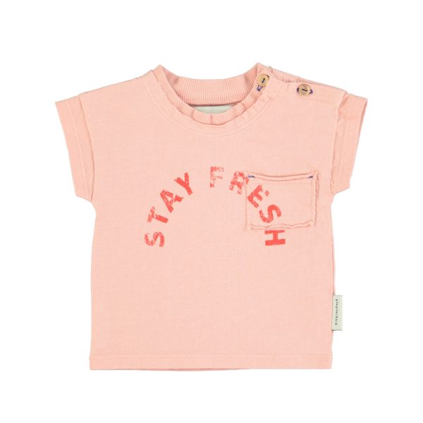 Camiseta "Stay Fresh" Light Pink Baby | Piupiuchick