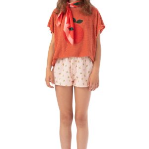 Camiseta sin Mangas Apple Print | Piupiuchick