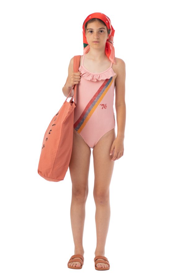 Bañador con Volantes Pink Multicolor | Piupiuchick
