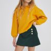 Sudadera Mostaza bordada | Birinit Petit - Imagen 3