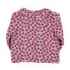 Blusa round collar Lilac w/ red apples | Piupiuchick - Imagen 3