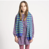 Bufanda green & purple stripes | Piupiuchick - Imagen 3