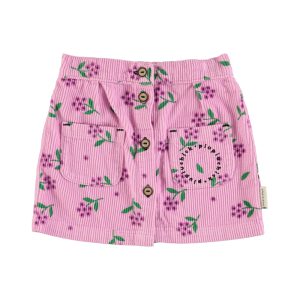 Falda corta Pink flowers allover | Piupiuchick