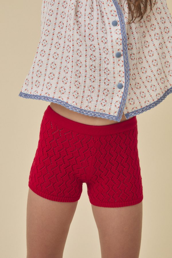Short Cherry calado | Birinit Petit
